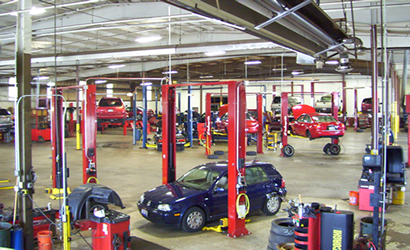 Inside North Gateway Tire Shop